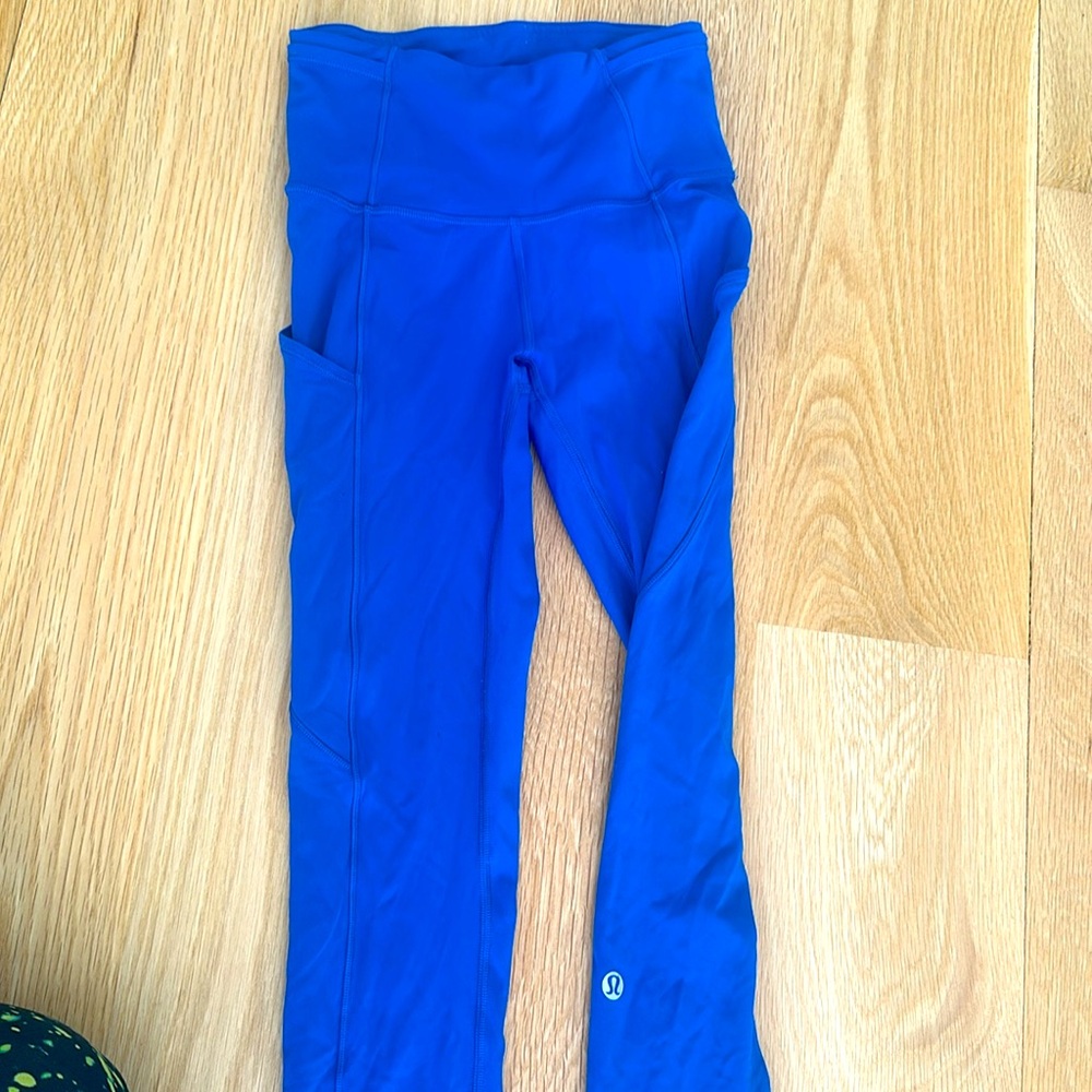 Electric Blue Lululemon Leggings